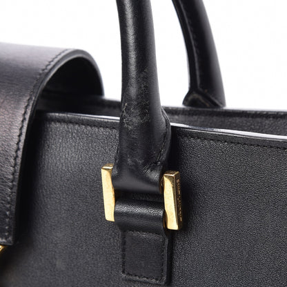 Saint Laurent Calfskin Small Monogram Cabas Black 14 of 15