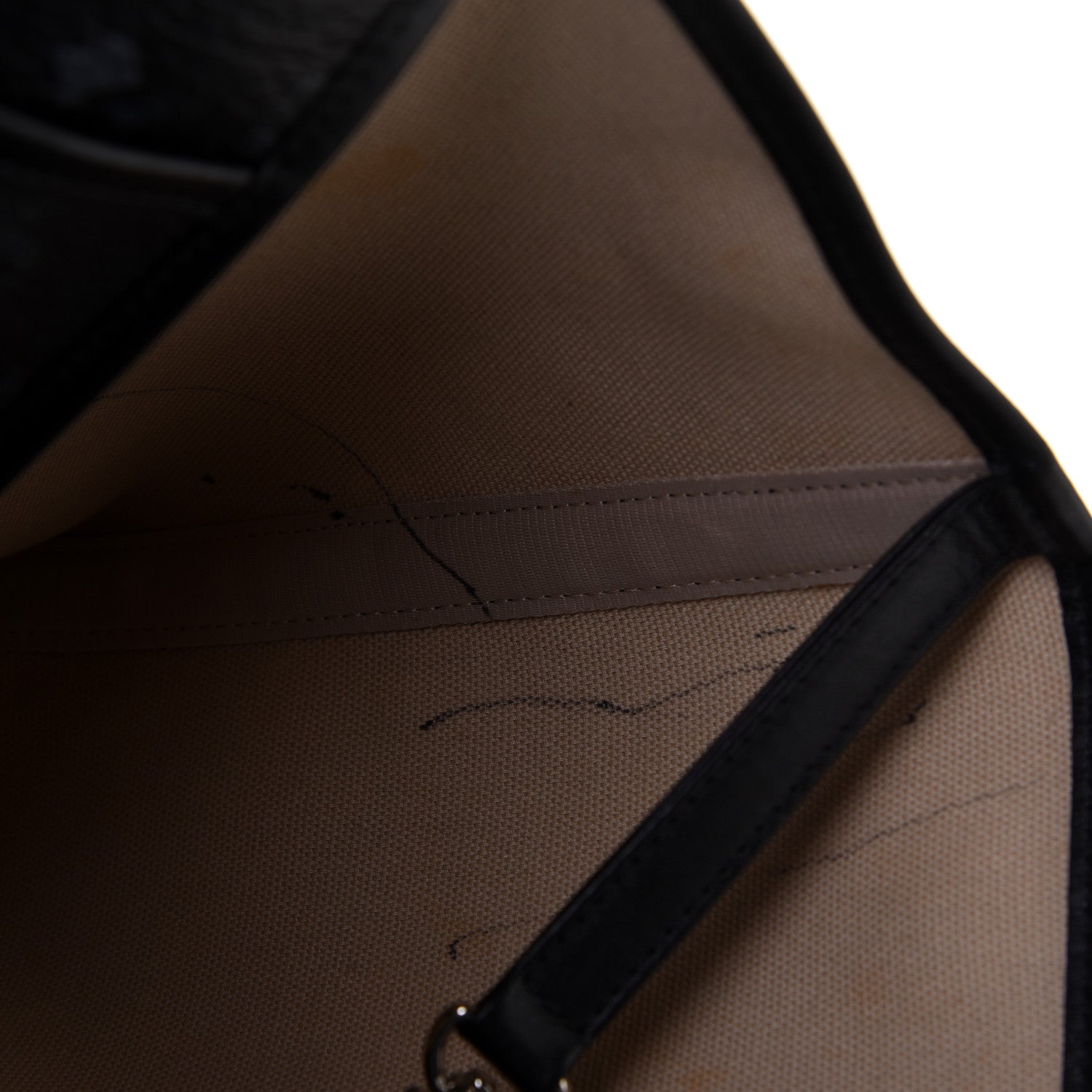 MCM Visetos Shopping Tote Black 6 of 6