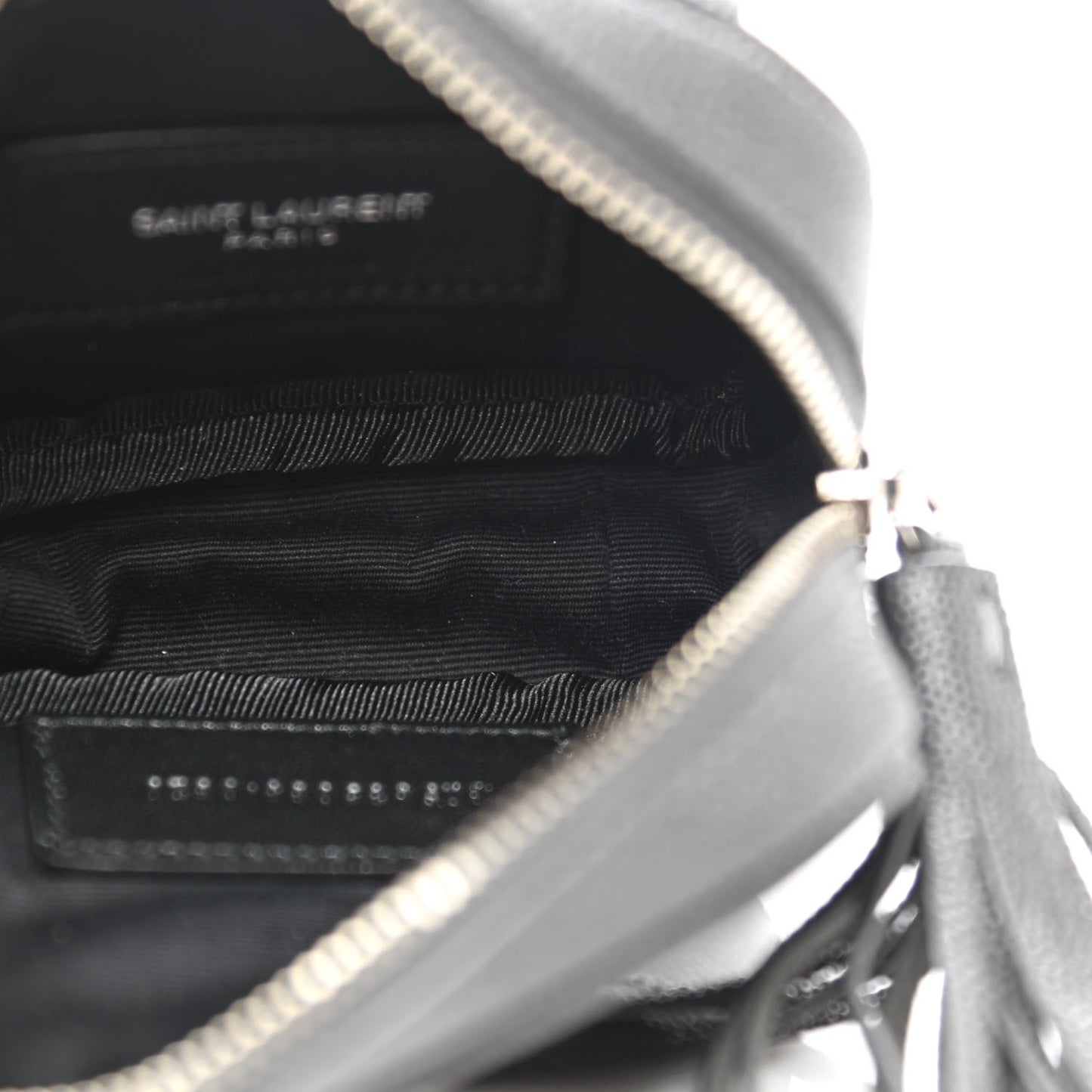 Grain De Poudre Matelasse Monogram Baby Lou Camera Bag Dark Smog
