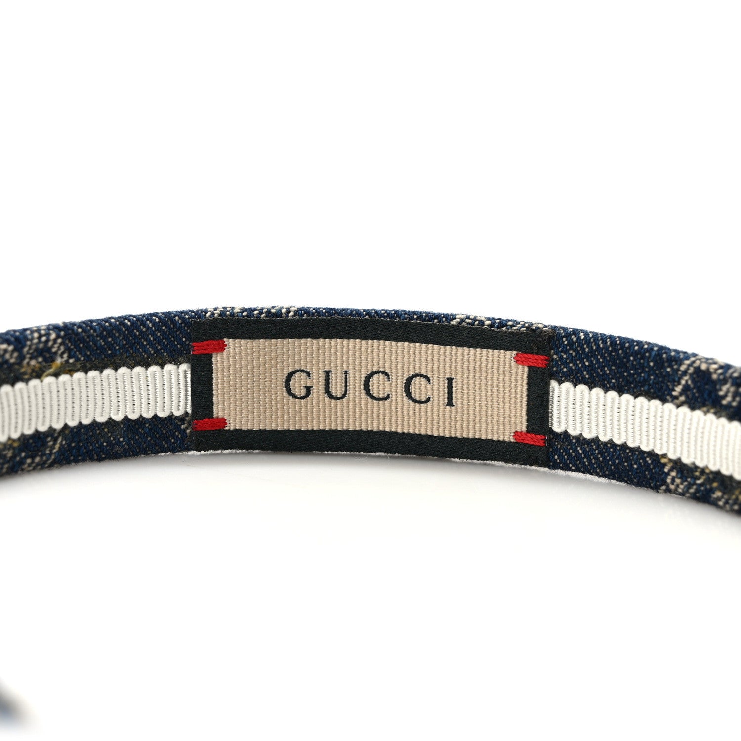 Gucci Denim Monogram Headband Blue 6 of 9