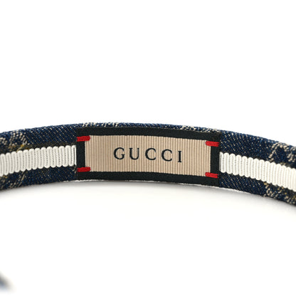 Gucci Denim Monogram Headband Blue 6 of 9