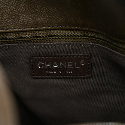 Chanel Caviar Quilted Large Casual Pocket Tote Khaki 6 of 10