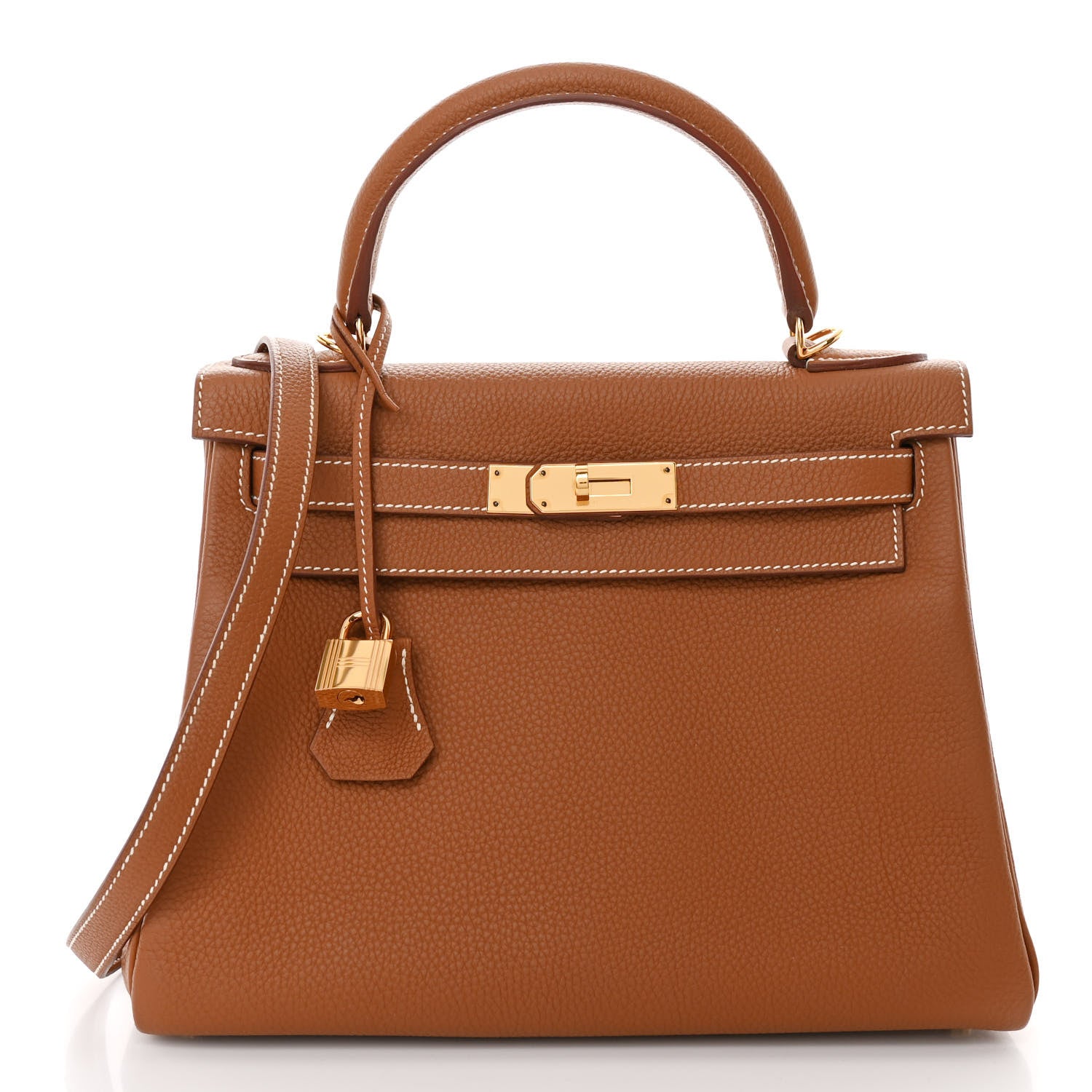 Hermes Togo Kelly Retourne 28 Gold 1 of 12