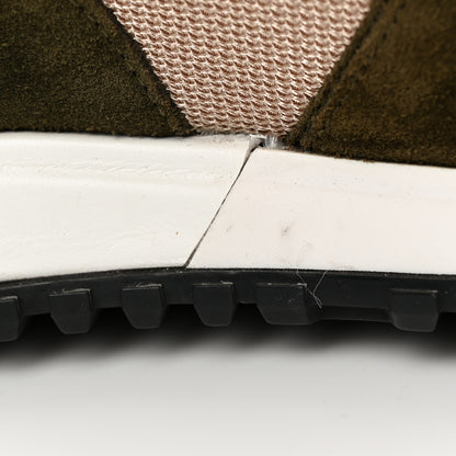 Louis Vuitton Calfskin Suede Run Away Sneakers 36 Green 15 of 24