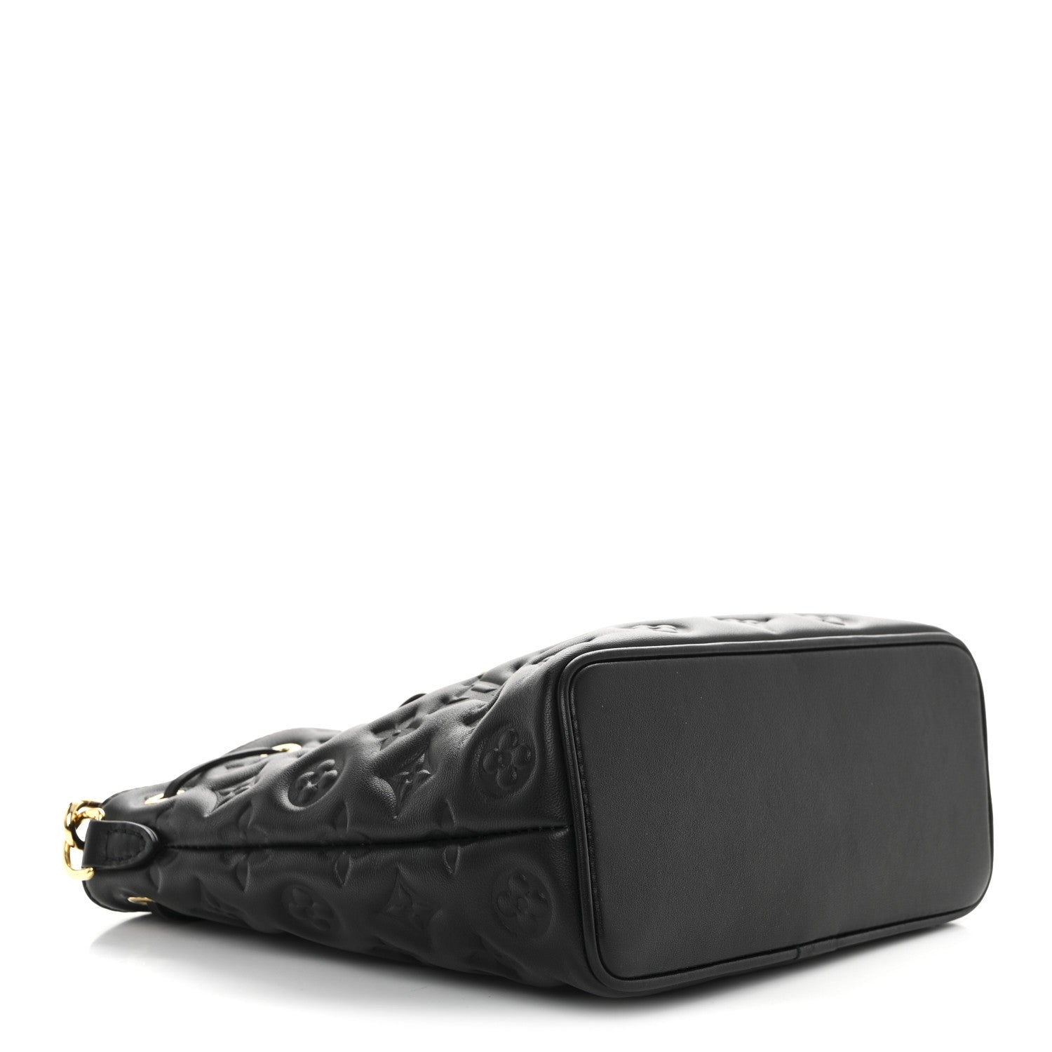 Louis Vuitton Lambskin Embossed Monogram Coussin Bucket Black 4 of 9
