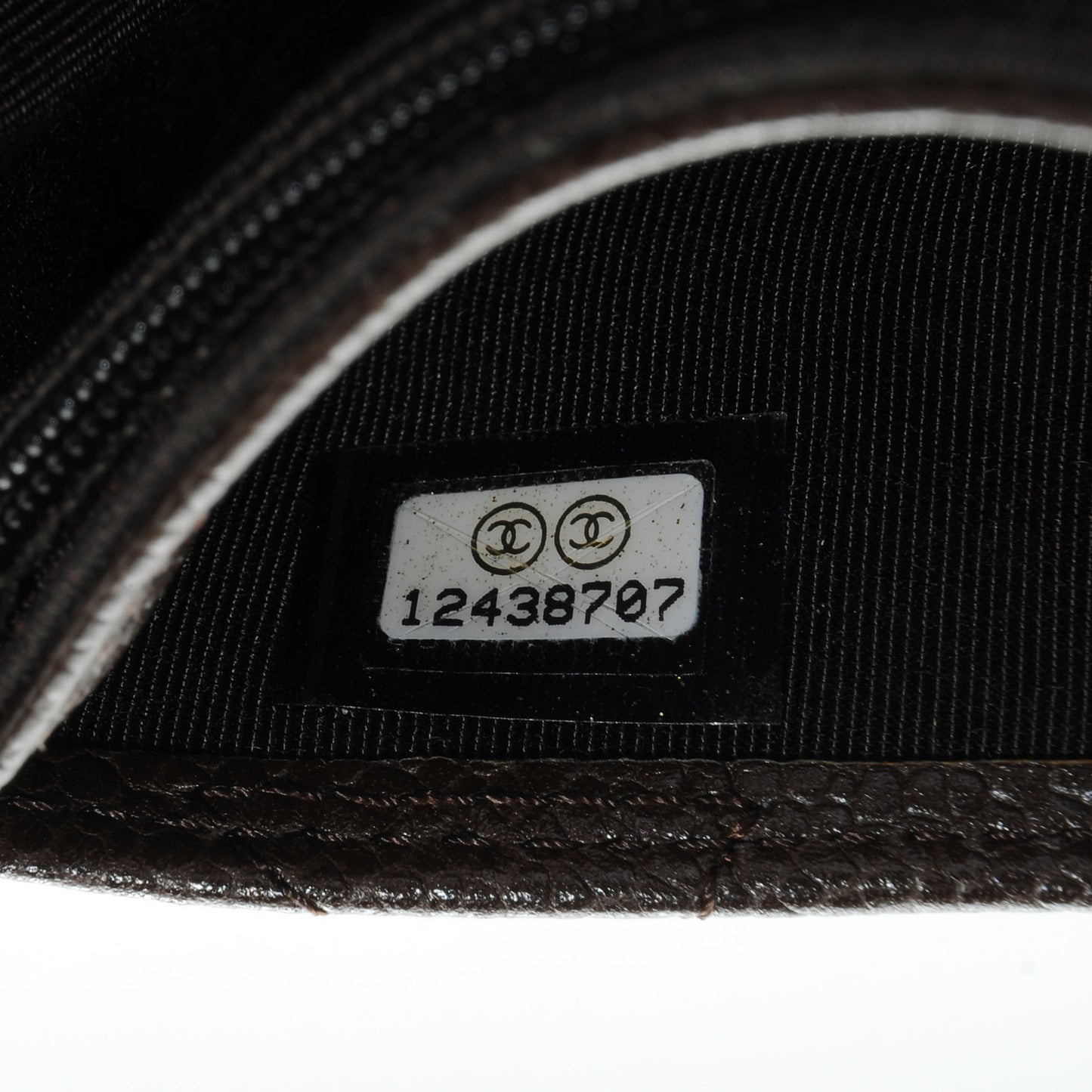 Caviar Medium Compact Wallet Brown
