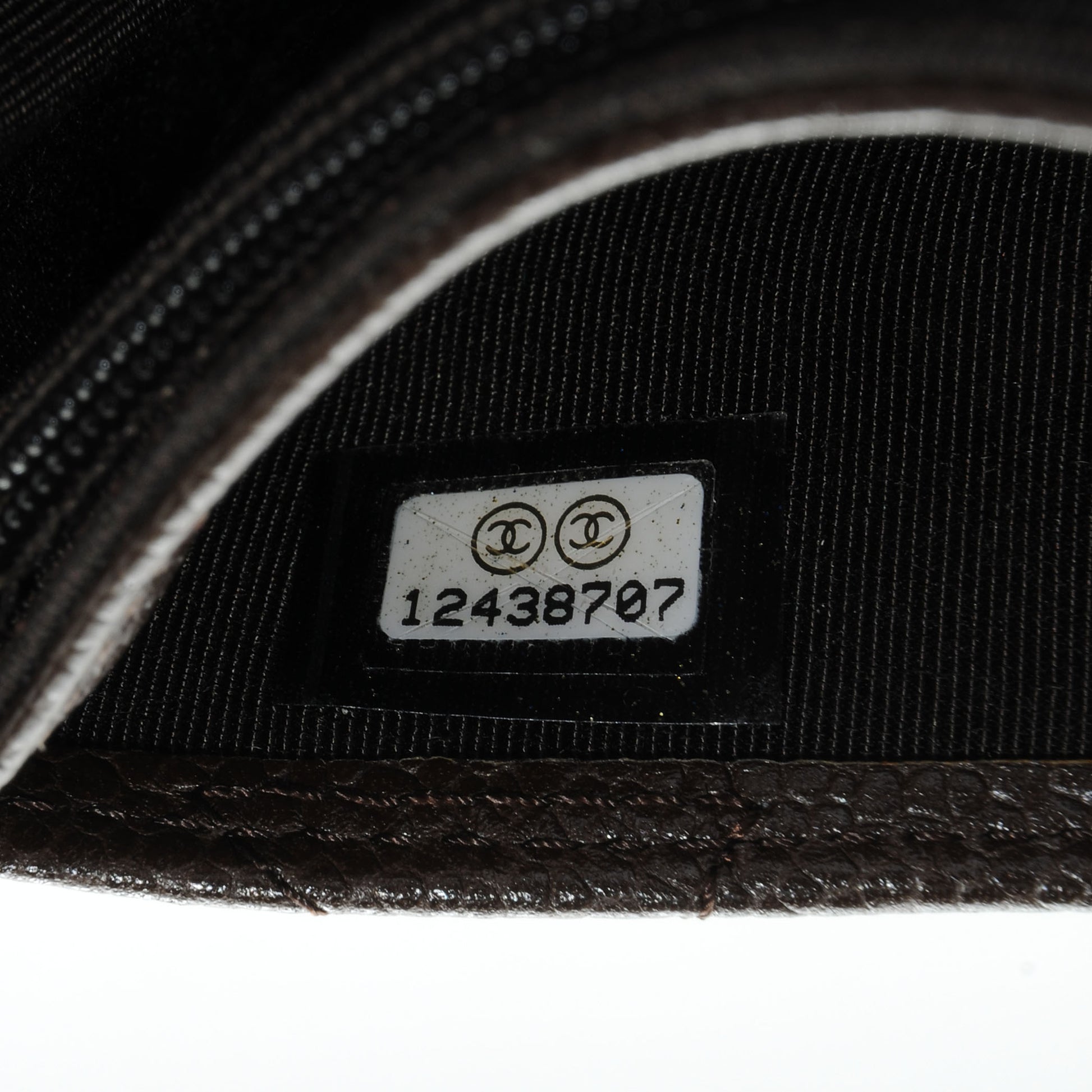 Chanel Caviar Medium Compact Wallet Brown 9 of 9