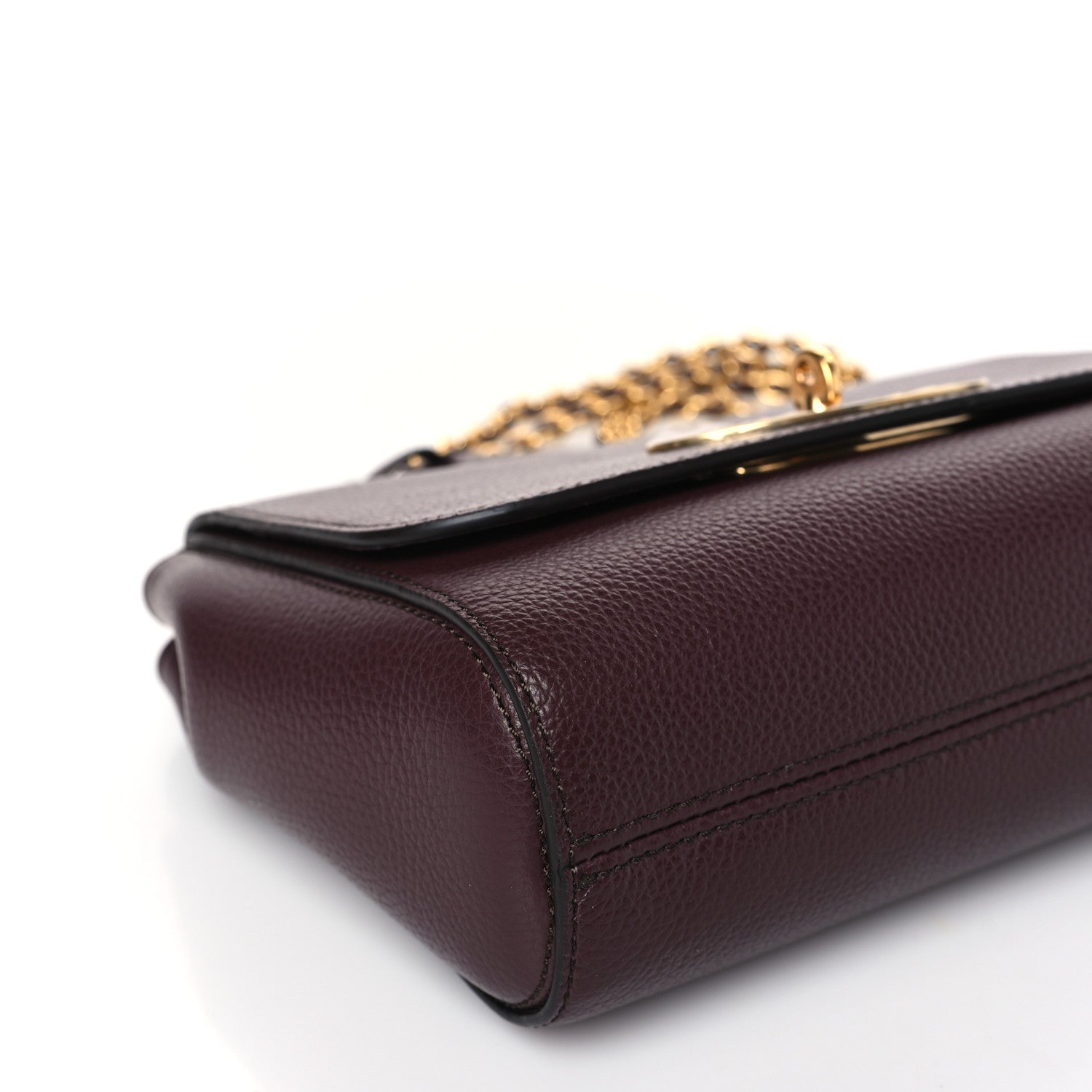 Mulberry Small Classic Grain Calfskin Small Lily Flap Oxblood 7 of 8