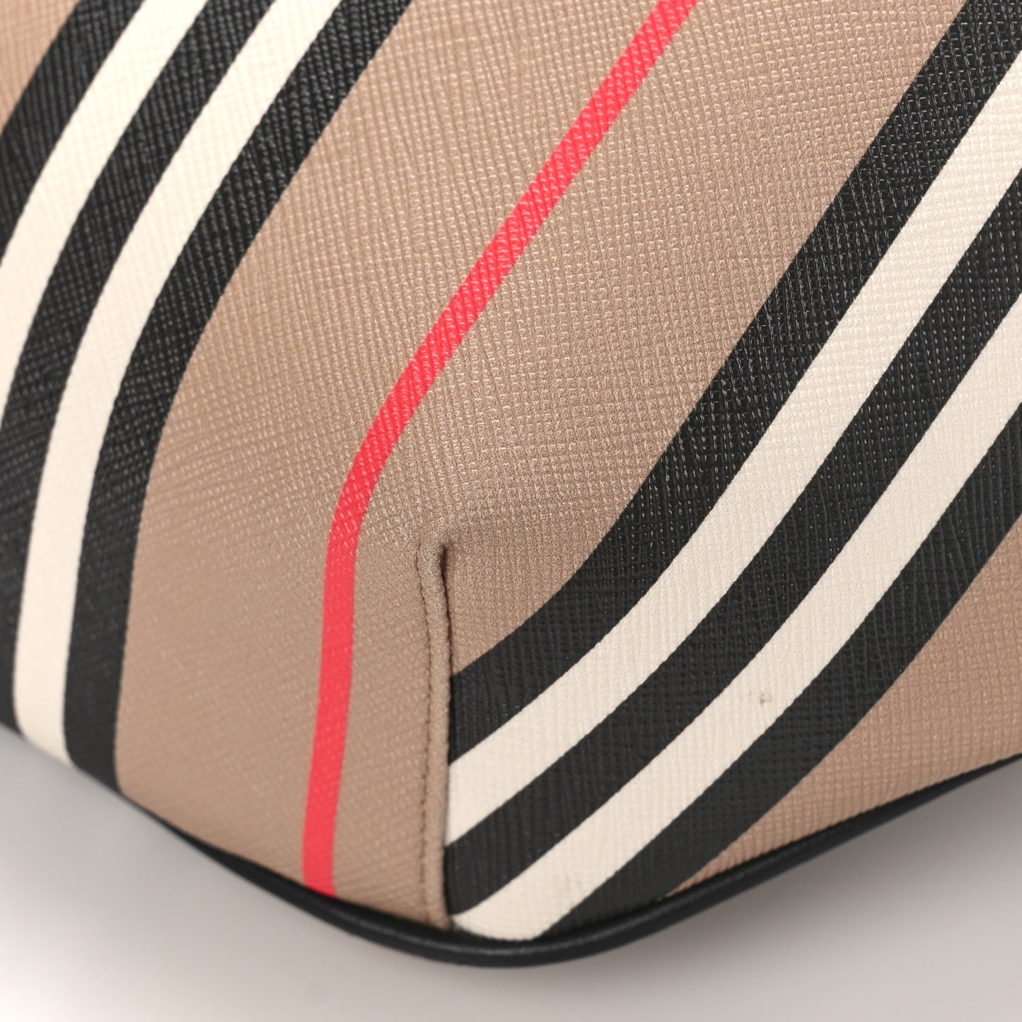 E-Canvas Icon Stripe Sonny Bum Bag Archive Beige
