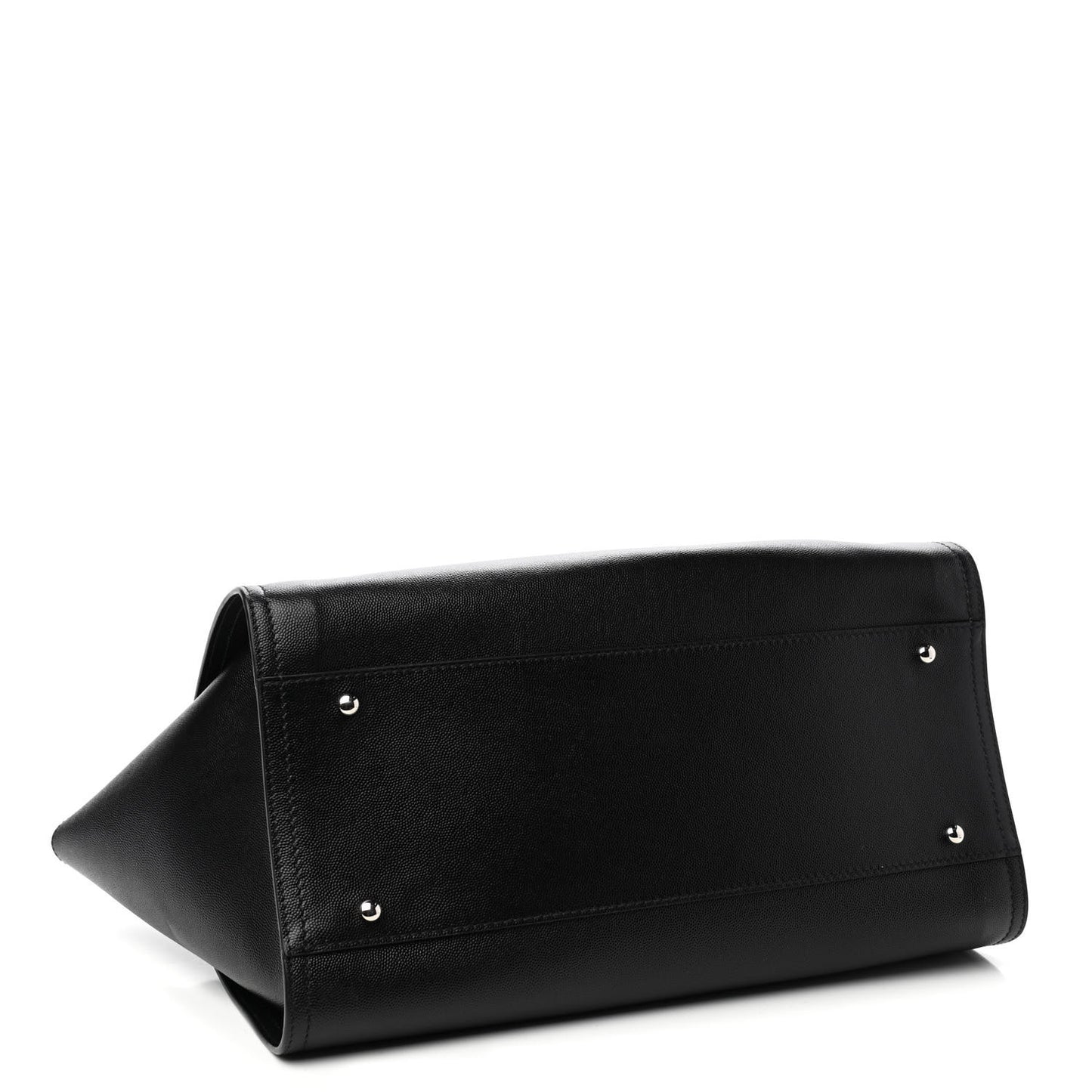 Caviar Medium Studded Deauville Tote Black