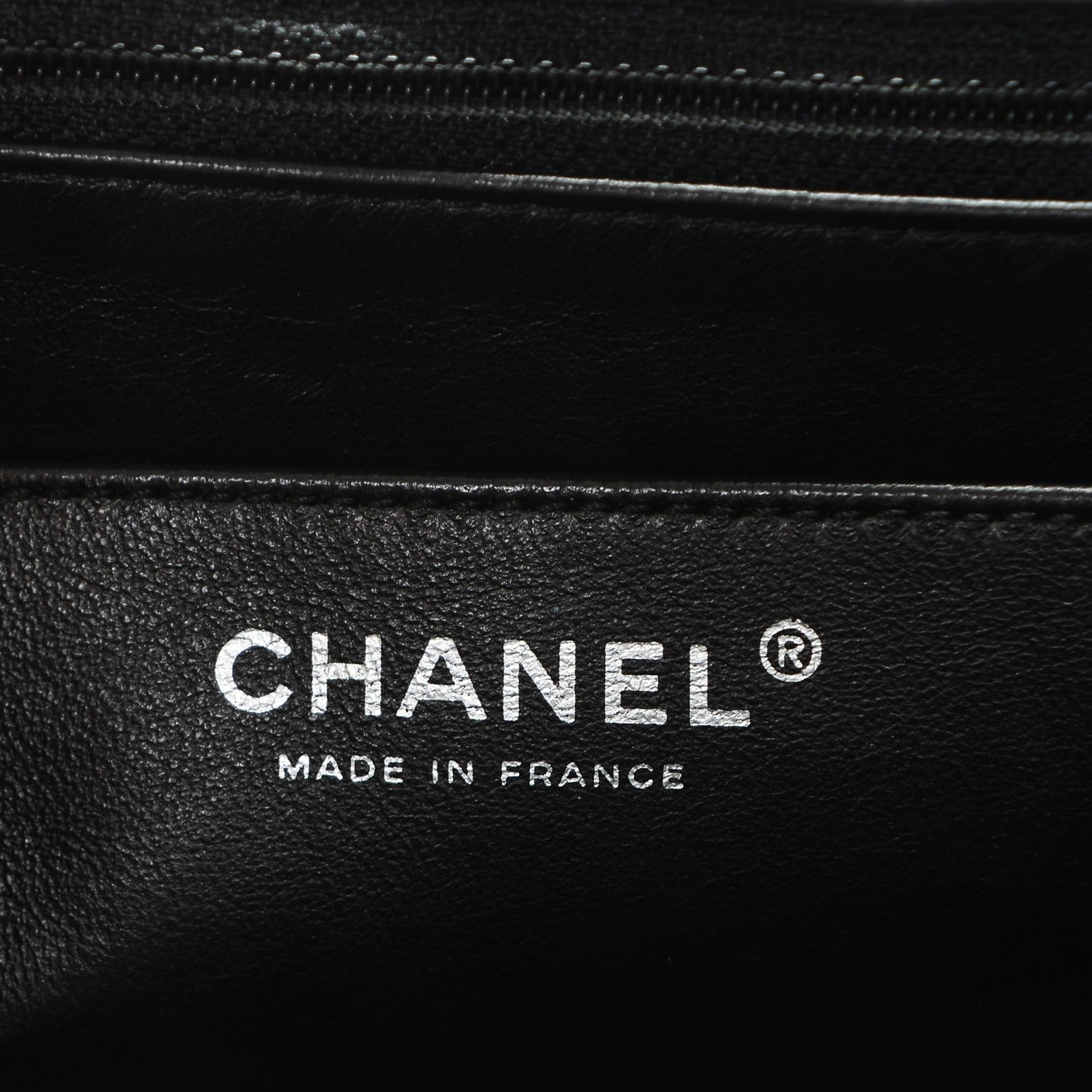 Chanel Washed Caviar Maxi Single Flap Black 6 of 7