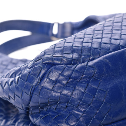 Bottega Veneta Nappa Intrecciato Medium Campana Hobo Atlantic Blue 11 of 13