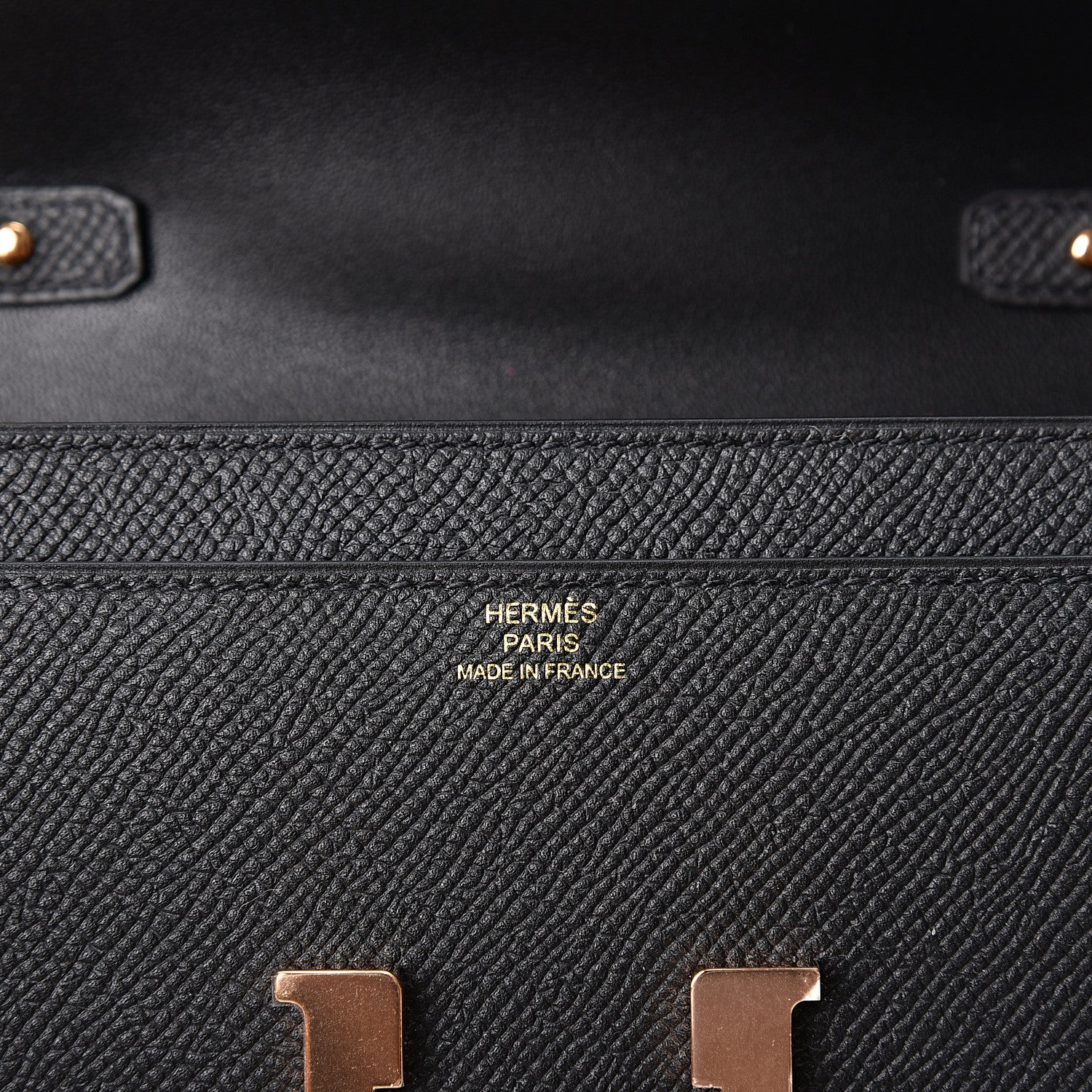 Hermes Epsom Constance Wallet To Go Black 5 of 9