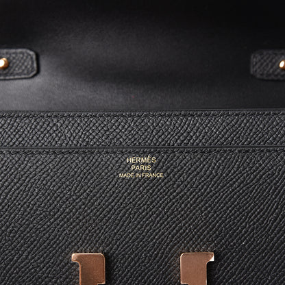 Hermes Epsom Constance Wallet To Go Black 5 of 9