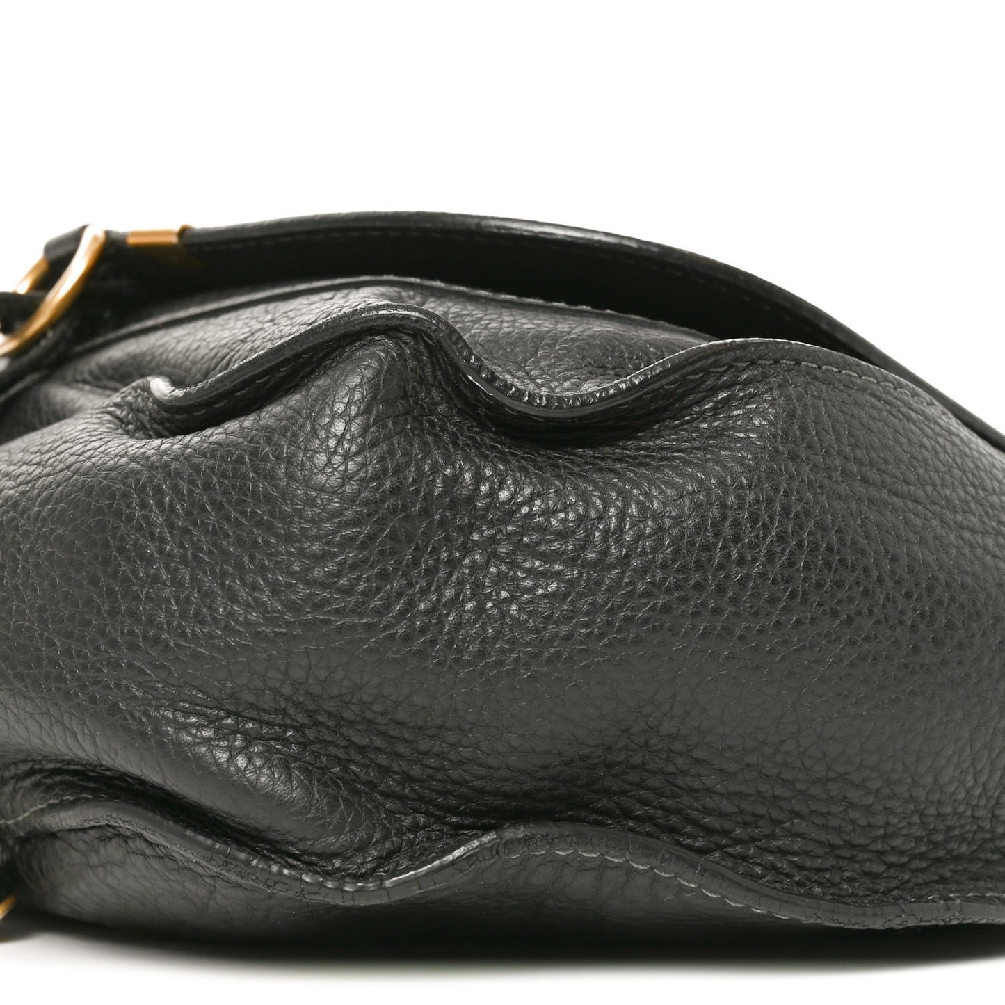 Calfskin Medium Marcie Satchel Black