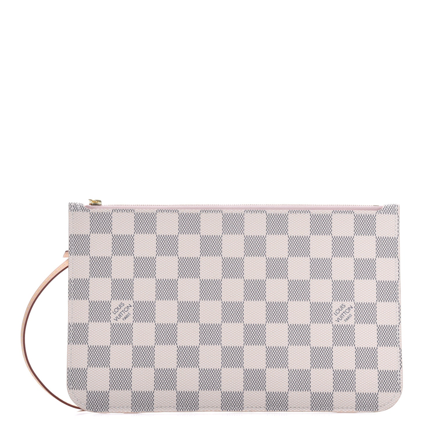Louis Vuitton Damier Azur Neverfull MM GM Pochette Rose Ballerine 1 of 10