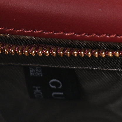 Gucci Smooth Calfskin Small Zumi Shoulder Bag Vintage Bordeaux 7 of 15