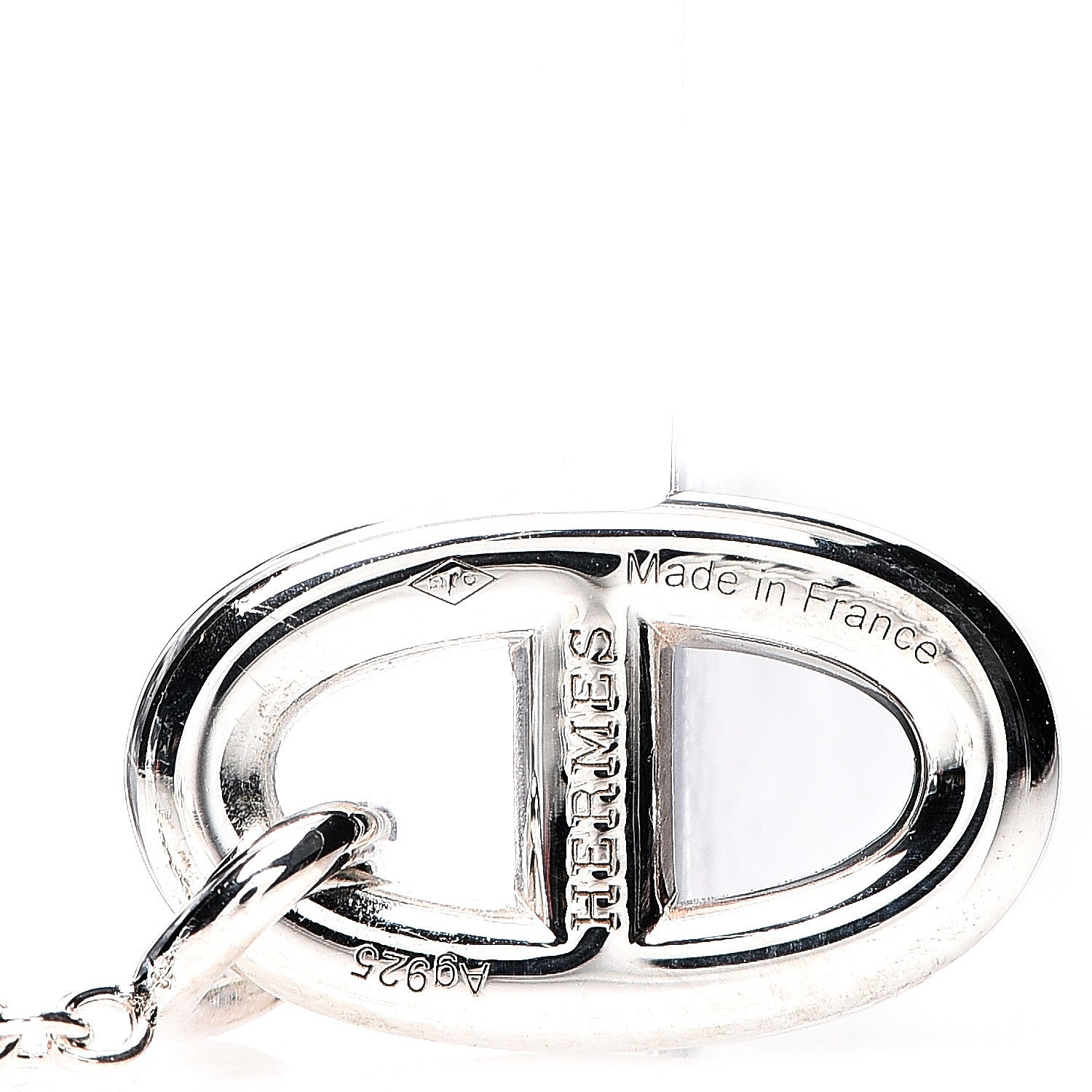 Hermes Sterling Silver Farandole Drop Earrings 5 of 6