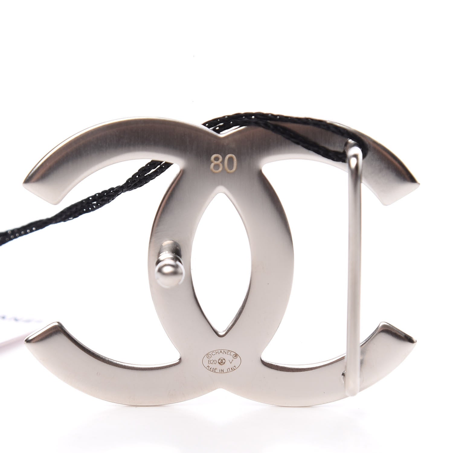 Chanel Calfskin CC Reversible Belt 80 32 Black Burgundy 3 of 6