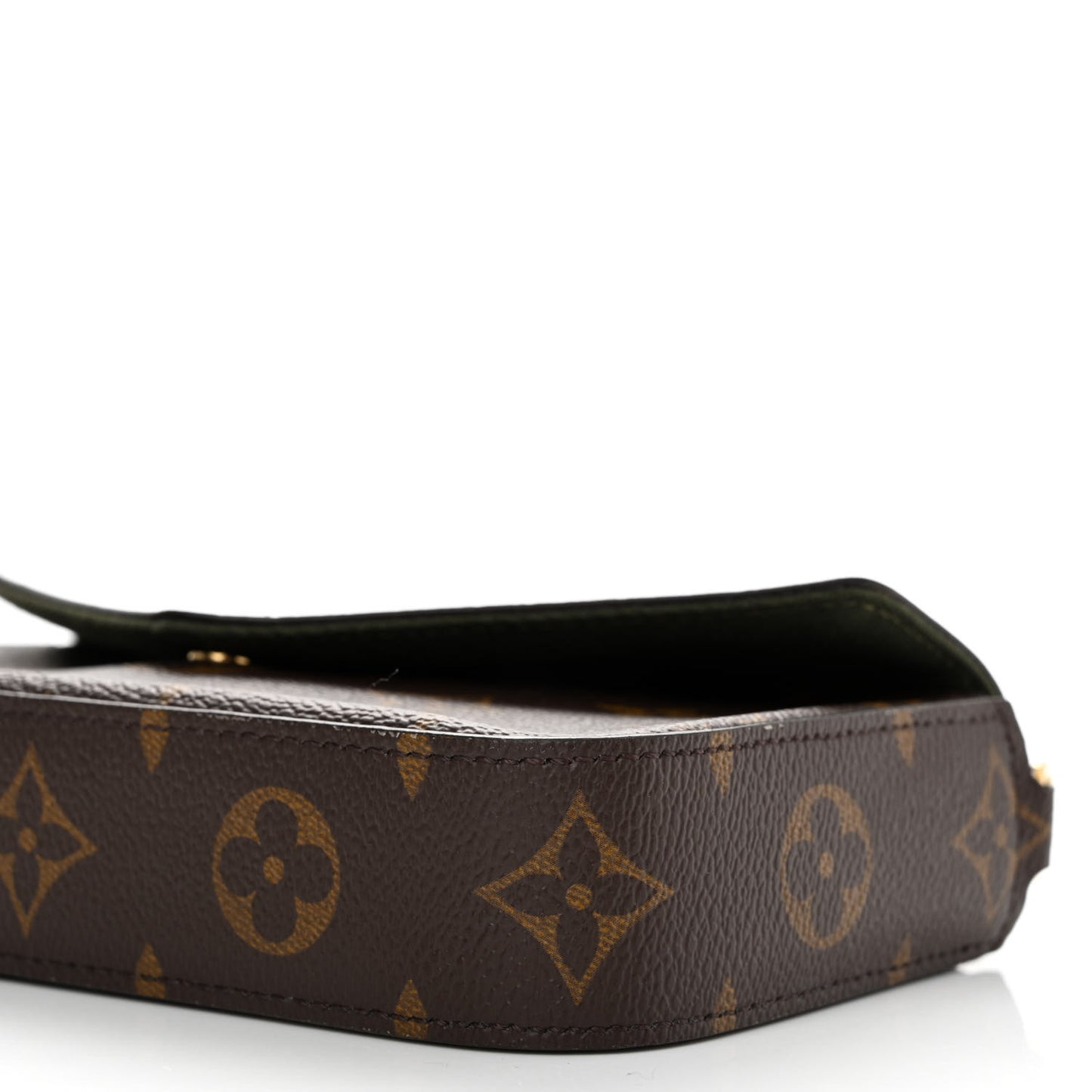 Monogram Felicie Strap & Go Kaki
