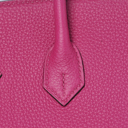 Hermes Togo Birkin 25 Rose Pourpre 18 of 35