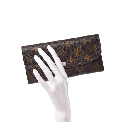 Louis Vuitton Monogram Emilie Wallet Rose Ballerine 2 of 8