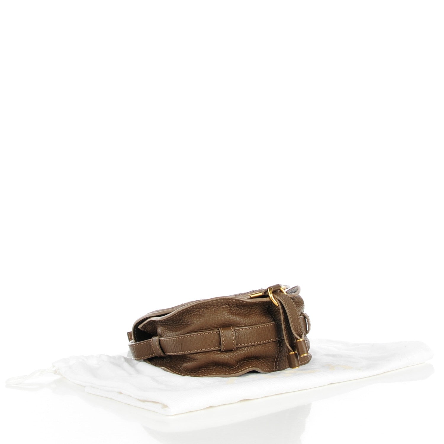 Chloe Calfskin Mini Marcie Round Crossbody Bag Seed 4 of 8