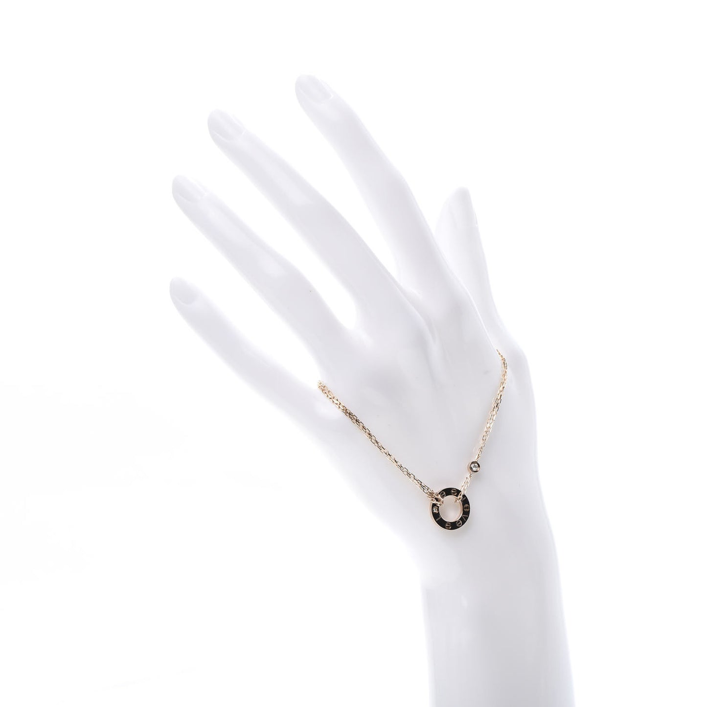 18K Pink Gold Diamond LOVE Bracelet