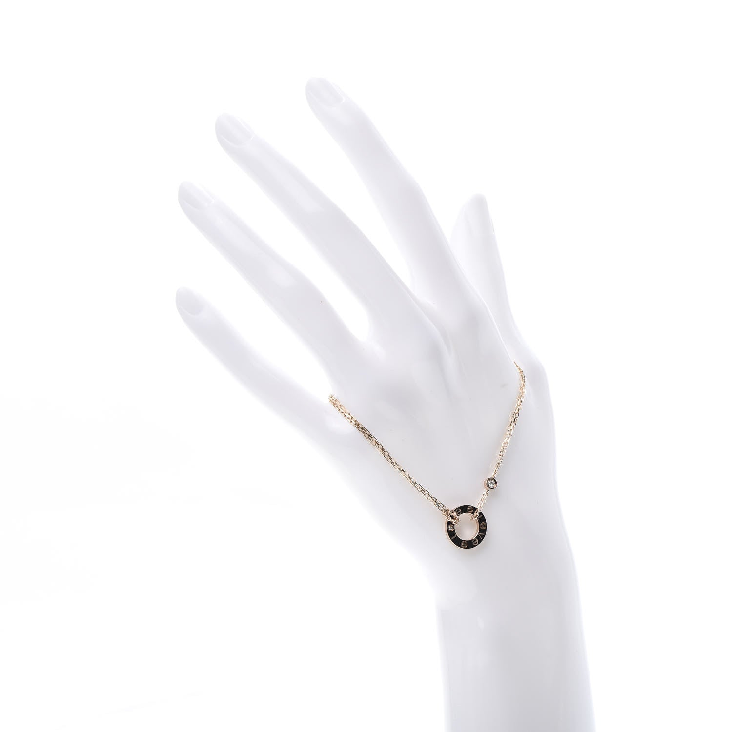 Cartier 18K Pink Gold Diamond LOVE Bracelet 2 of 6