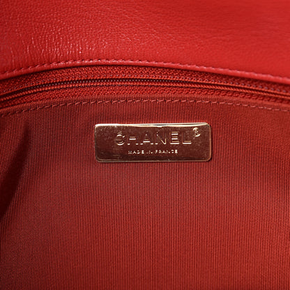Chanel Goatskin Quilted Large 19 Flap Red 6 of 11