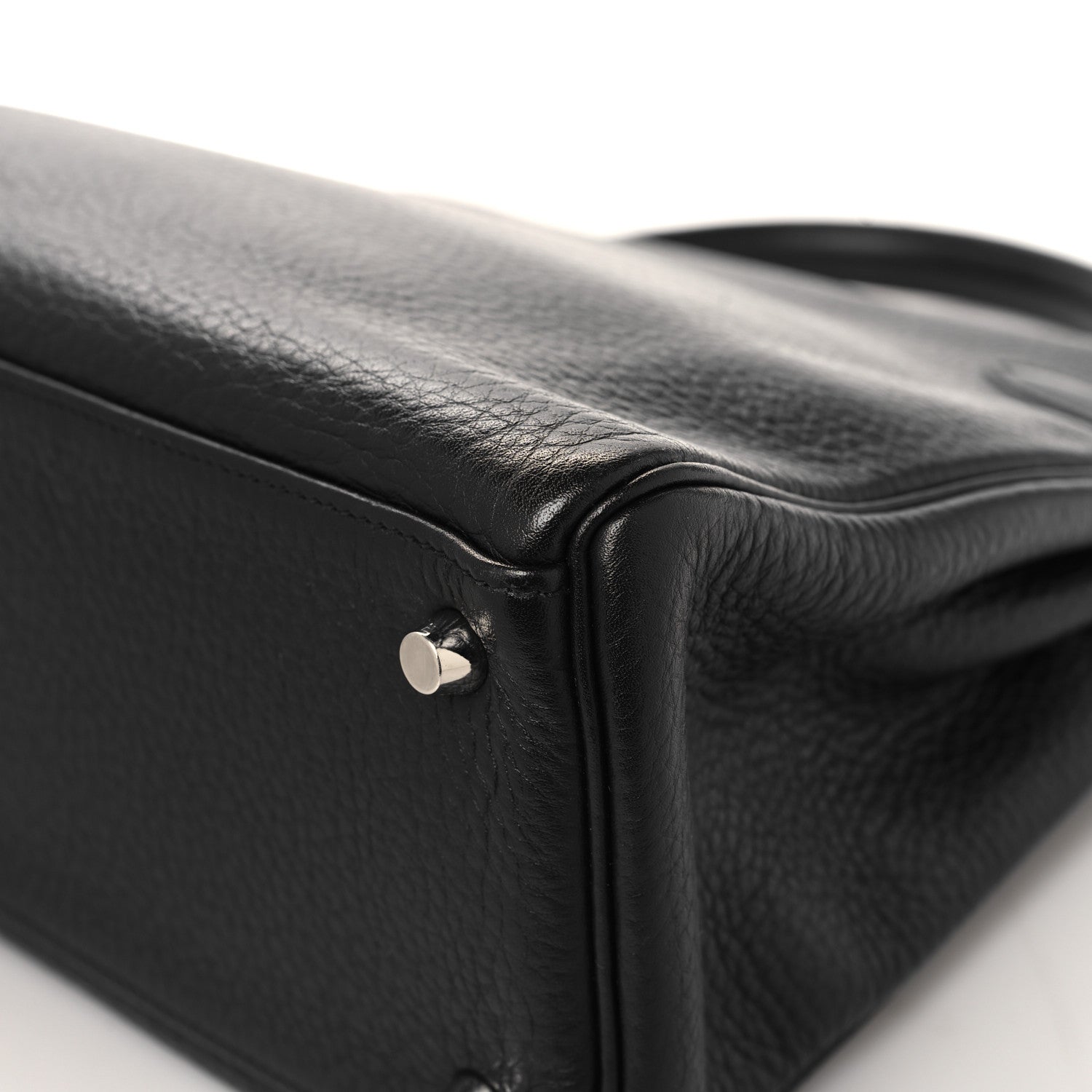 Hermes Taurillon Clemence Kelly Retourne 32 Black 12 of 17