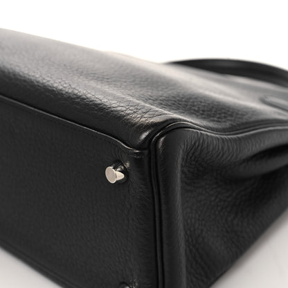 Hermes Taurillon Clemence Kelly Retourne 32 Black 12 of 17