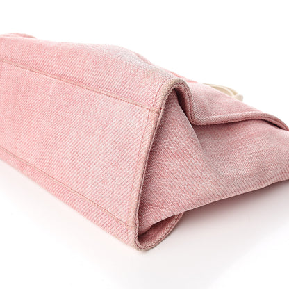 Chanel Canvas Medium Deauville Tote Pink 8 of 9