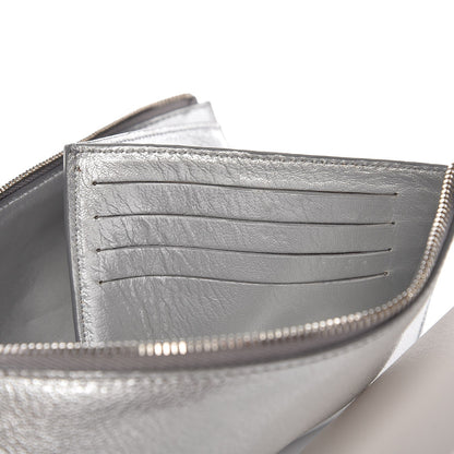 Givenchy Metallic Grained Goatskin Antigona Crossbody Silver 9 of 11