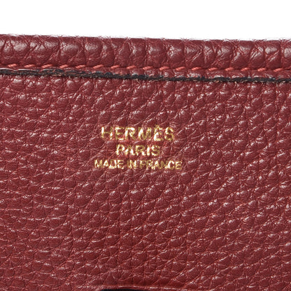 Hermes Togo Evelyne PM Rouge H 6 of 12
