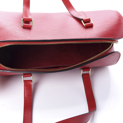 Louis Vuitton Epi Soufflot Castillan Red 6 of 11