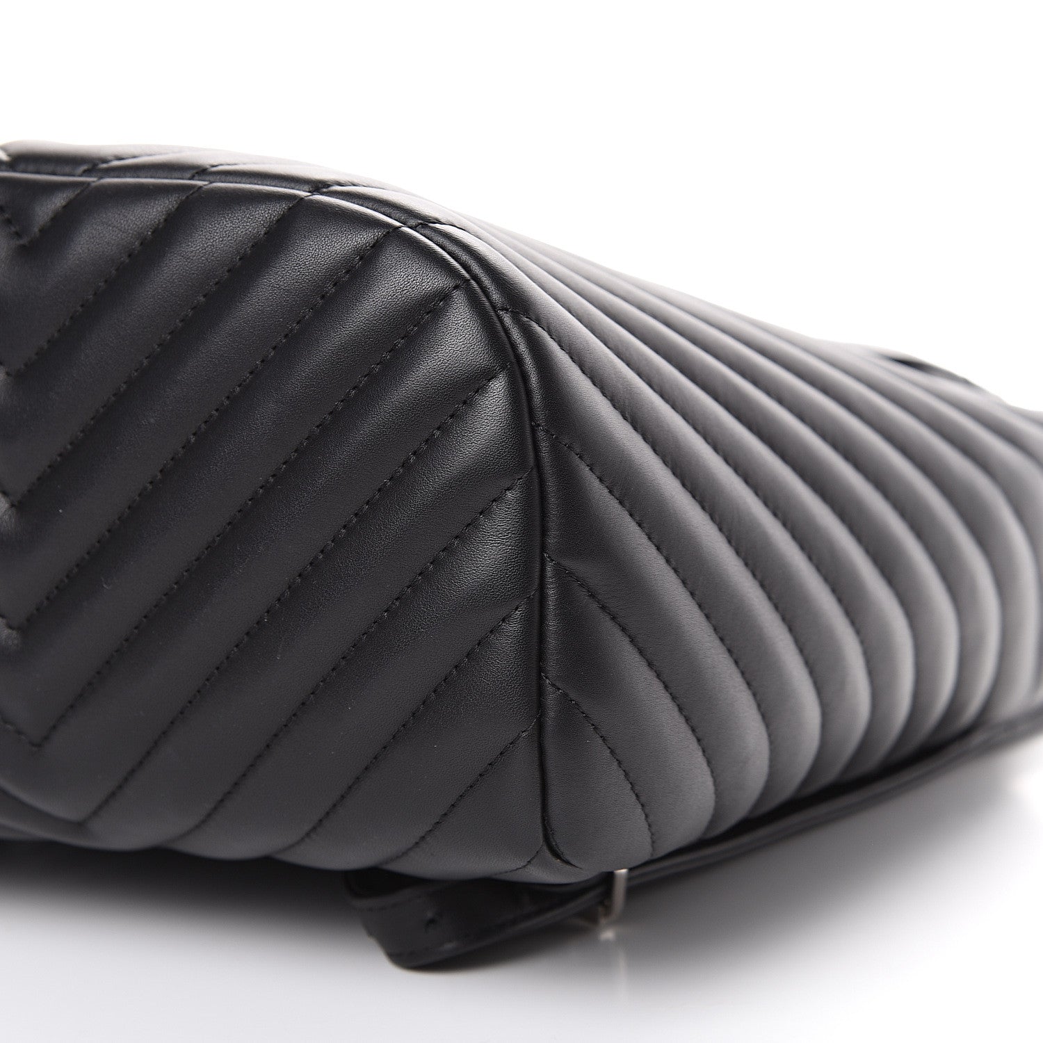 Chanel Lambskin Chevron Quilted Small Urban Spirit Backpack Black 9 of 9