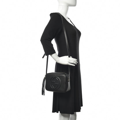 Gucci Pebbled Calfskin Small Soho Disco Bag Black 2 of 10