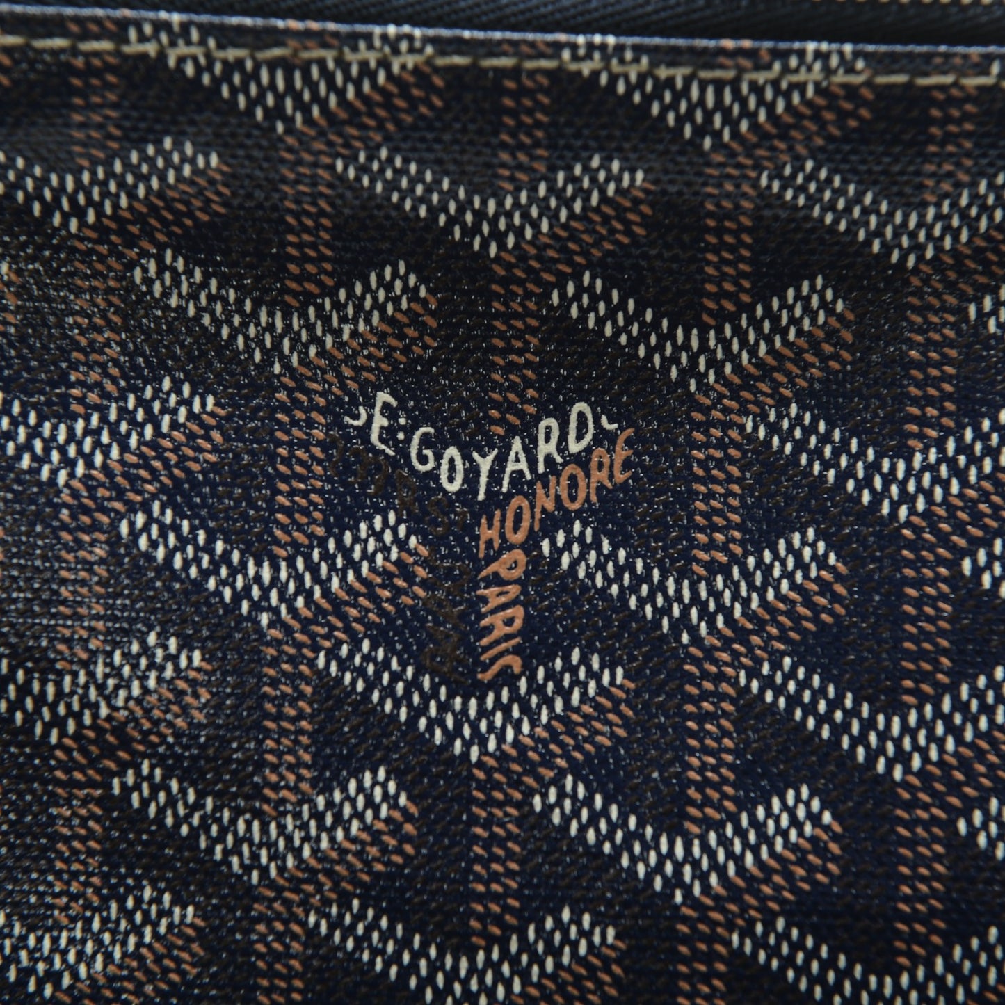 Goyardine Mini Senat Pochette Navy