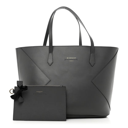 Givenchy Smooth Calfskin Wing Shopper Tote Grey 1 of 9