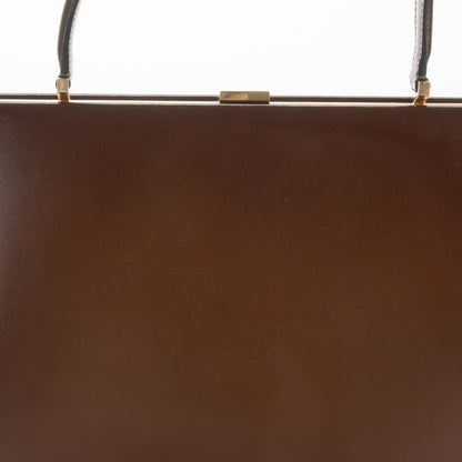 Celine Patina Box Calfskin Medium Clasp Bag Camel 6 of 8