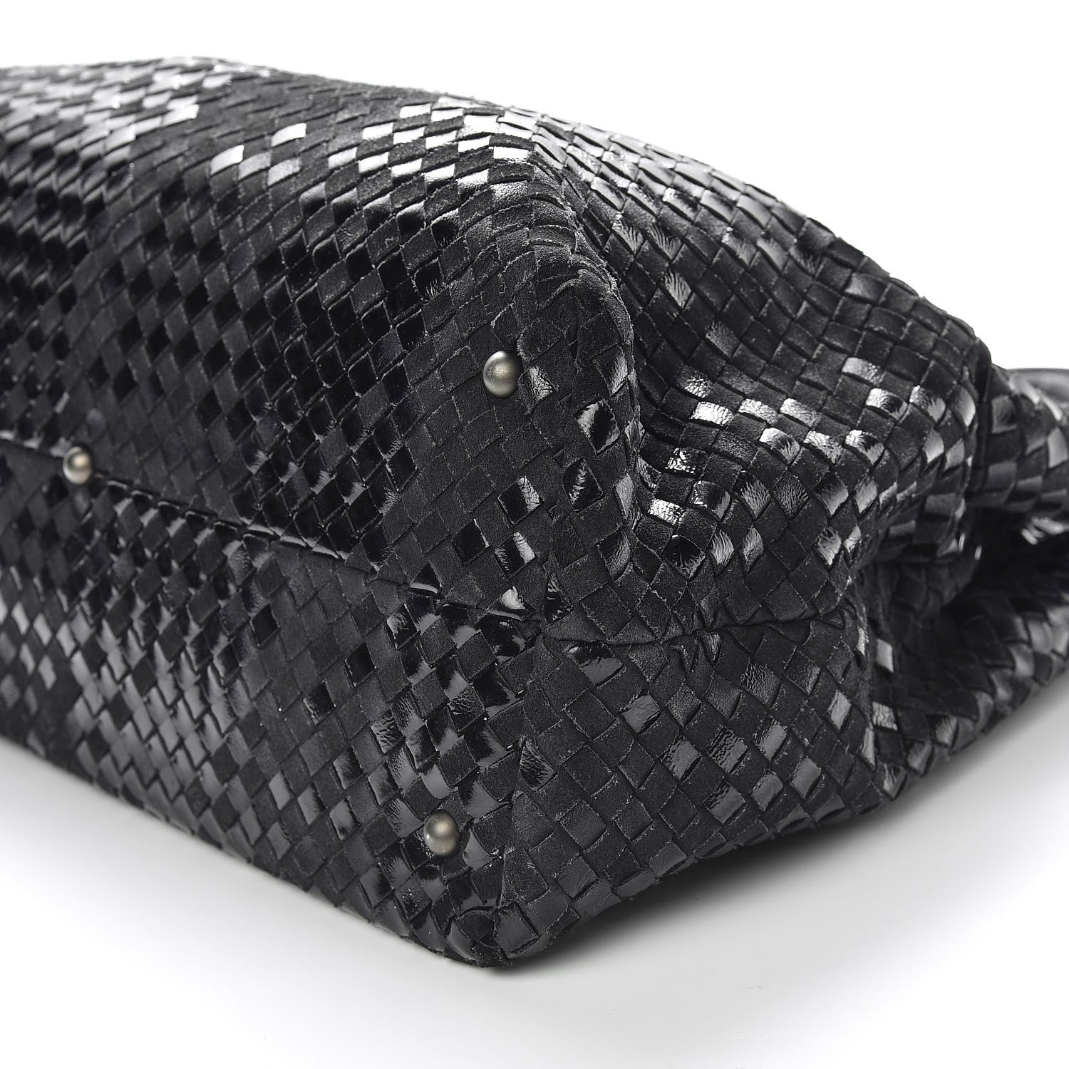 Bottega Veneta Intrecciato Rugiada Vintaga Shopper Black 11 of 12