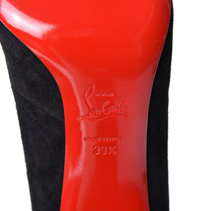 Christian Louboutin Veau Velours Spinetita 100 Ankle Boots 39.5 Black 7 of 9