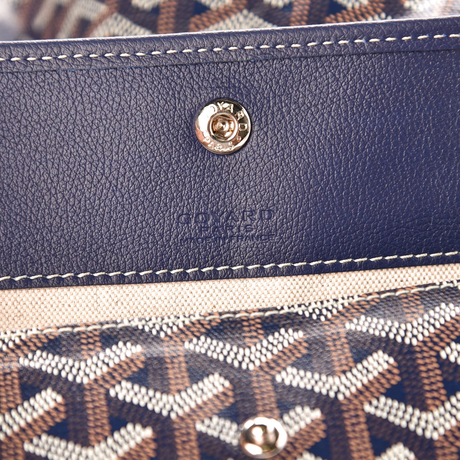 Goyard Goyardine Saint Louis GM Navy 6 of 9