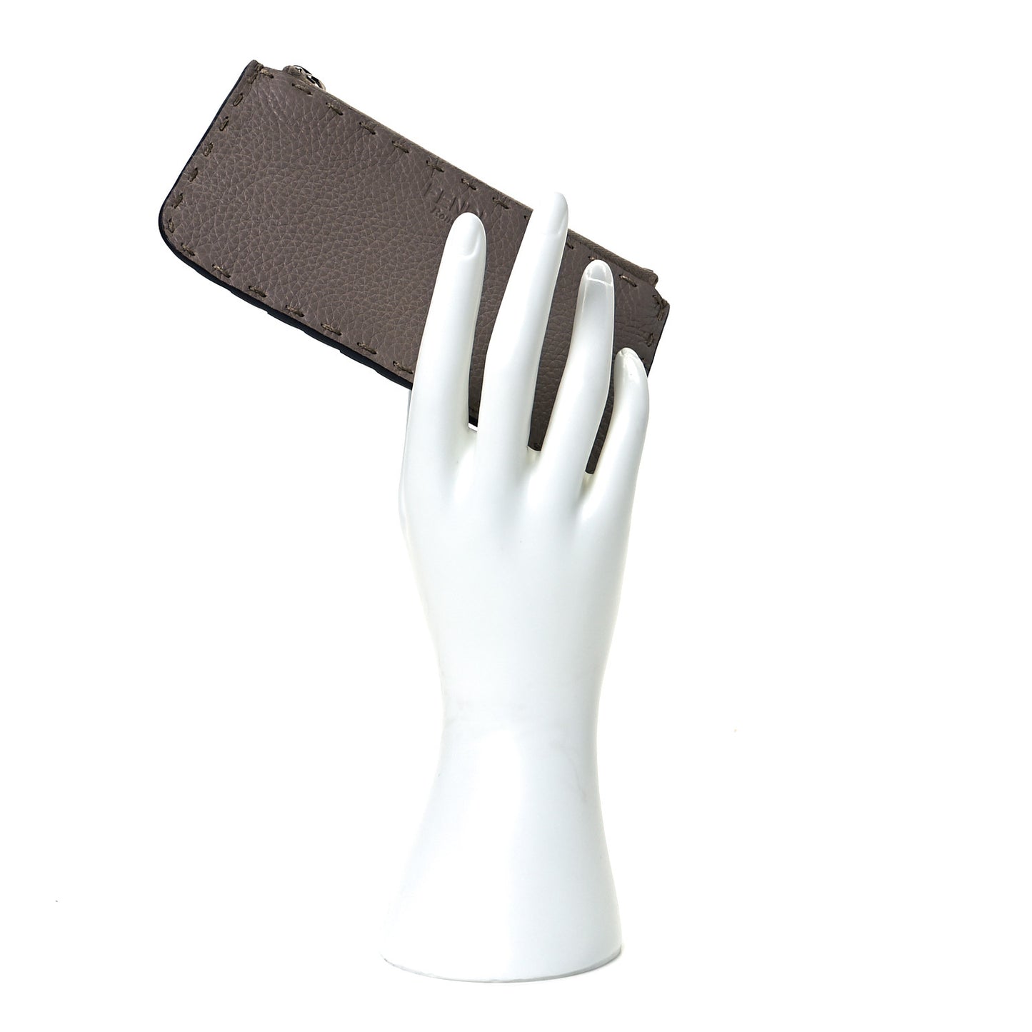 Cuoio Romano Selleria Zip Card Holder Corda