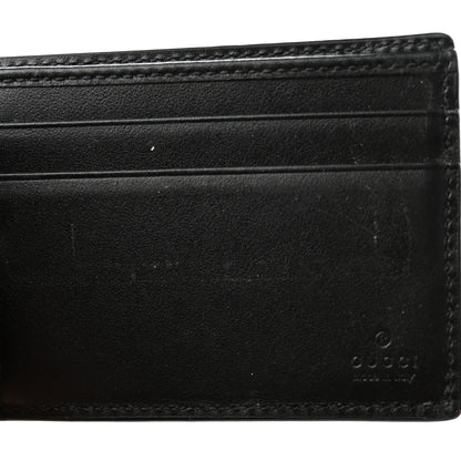 Gucci Calfskin GG Tennis Embossed Bi-Fold Wallet Black 9 of 13