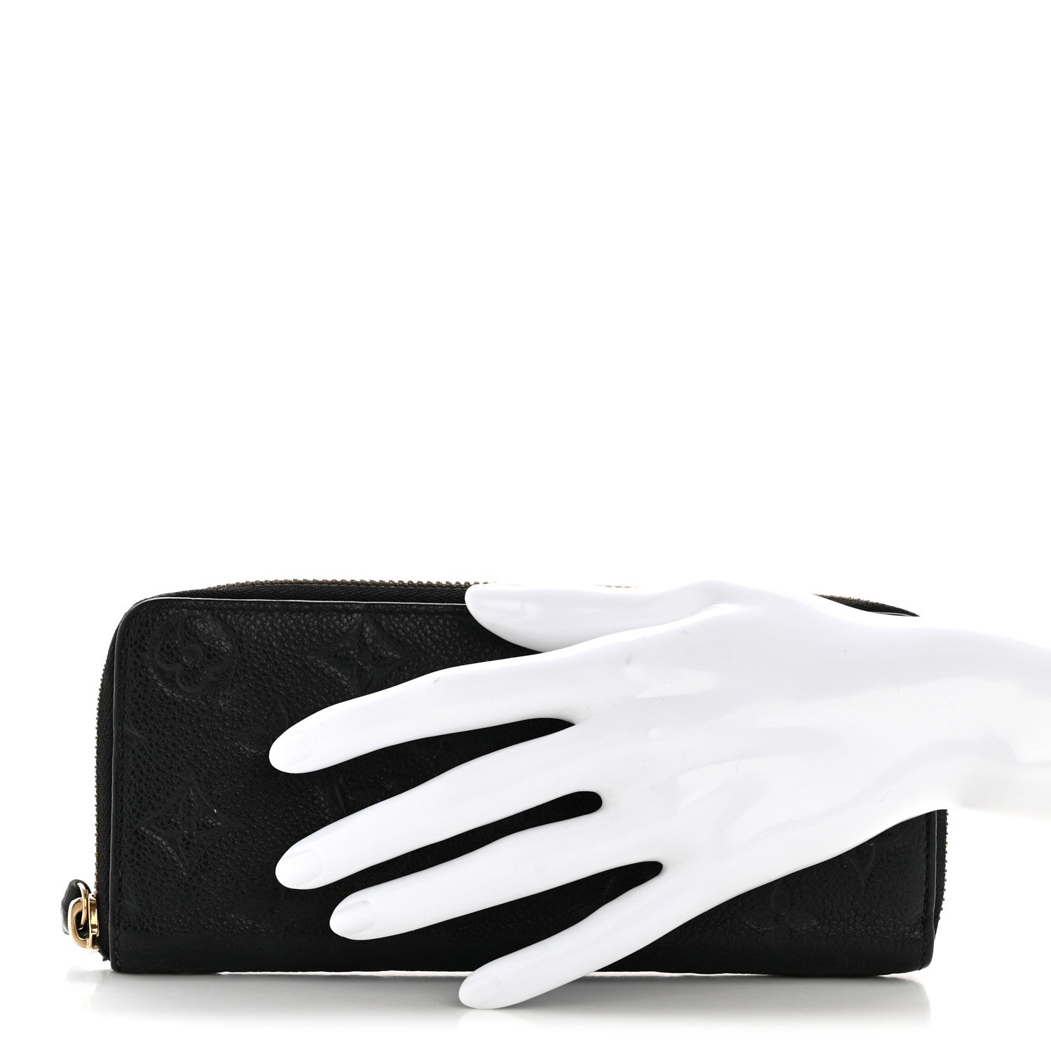 Louis Vuitton Empreinte Clemence Wallet Black 2 of 11