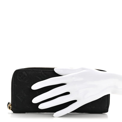 Louis Vuitton Empreinte Clemence Wallet Black 2 of 11