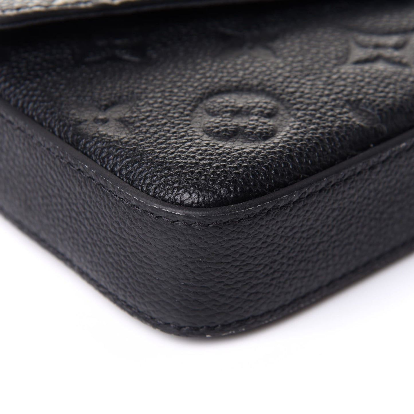 Empreinte Pochette Felicie Chain Wallet Black