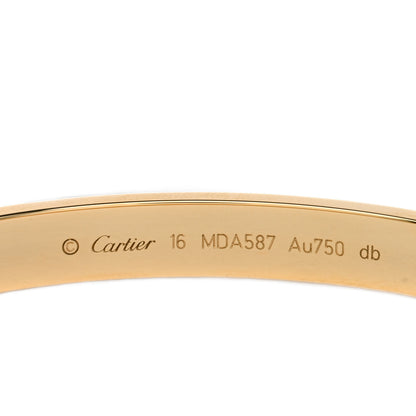 Cartier 18K Yellow Gold LOVE Bracelet 16 3 of 5